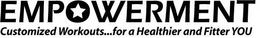 EMPOWERMENT CUSTOMIZED WORKOUTS...FOR A HEALTHIER AND FITTER YOU logo