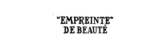 "EMPREINTE" DE BEAUTE logo