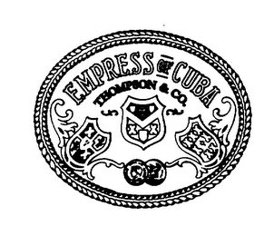 EMPRESS OF CUBA THOMPSON & CO. logo