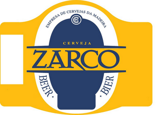 EMPRESSA DE CERVEJAS DA MADEIRA CERVEJAZARCO BEER BIER logo