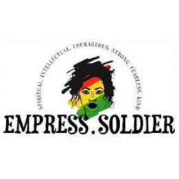 EMPRESS.SOLDIER SPIRITUAL, INTELLECTUAL, COURAGEOUS, STRONG, FEARLESS, KIND logo