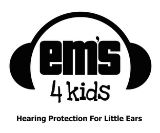 EM'S 4 KIDS HEARING PROTECTION FOR LITTLE EARS logo