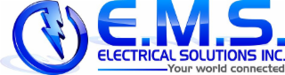 E.M.S. ELECTRICAL SOLUTIONS INC. YOUR WORLD CONNECTED logo