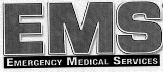 EMS EMERGENCY MEDICAL SERVICES logo