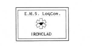 E.M.S. LOGCON. IRONCLAD logo