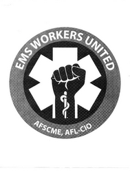 EMS WORKERS UNITED AFSCME, AFL-CIO logo