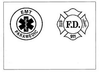 EMT PARAMEDIC FD 911 logo