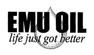 EMU OIL LIFE JUST GOT BETTER logo