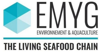 EMYG ENVIRONNEMENT & AQUACULTURE THE LIVING SEAFOOD CHAIN logo