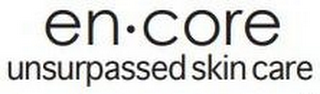 EN · CORE UNSURPASSED SKIN CARE logo