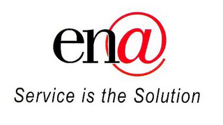 EN@ SERVICE IS THE SOLUTION logo