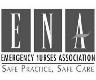 ENA EMERGENCY NURSES ASSOCIATION SAFE PRACTICE, SAFE CARE logo