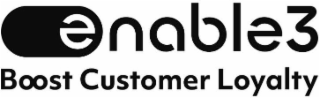 ENABLE3 BOOST CUSTOMER LOYALTY logo