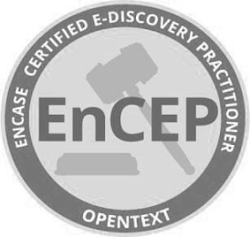 ENCEP ENCASE CERTIFIED E-DISCOVERY PRACTITIONER OPENTEXT logo