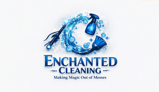ENCHANTED CLEANING MAKING MAGIC OUT OF MESSES logo