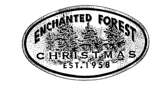 ENCHANTED FOREST CHRISTMAS EST. 1958 logo