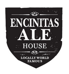 ENCINITAS ALE HOUSE LOCALLY WORLD FAMOUS logo