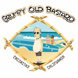 ENCINITAS OLD CALIFORNIA BASTARD GRUMPY TM logo