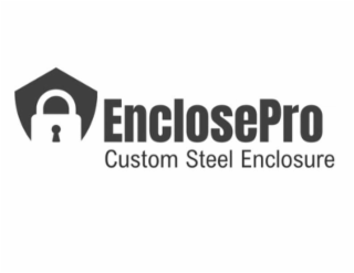 ENCLOSEPRO CUSTOM STEEL ENCLOSURE logo