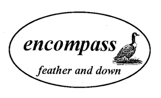 ENCOMPASS FEATHER AND DOWN logo