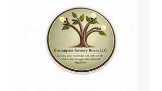 ENCOMPASS SENSORY BOXES LLC GROWING YOUR KNOWLEDGE AND SKILLS TO HELP CHILDREN WHO STRUGGLE WITH EMOTIONAL REGULATION. logo