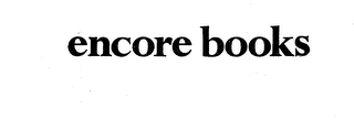 ENCORE BOOKS logo