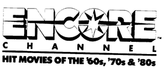 ENCORE CHANNEL HIT MOVIES OF THE '60S, '70S & '80S logo