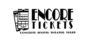 ENCORE TICKETS CONCERTS SPORTS THEATRE TOURS logo