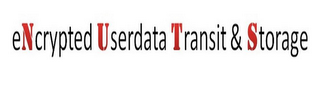 ENCRYPTED USER DATA TRANSIT & STORAGE logo