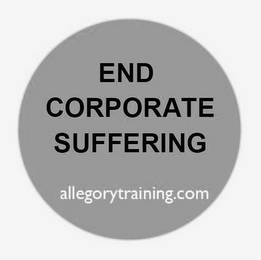 END CORPORATE SUFFERING ALLEGORYTRAINING.COM logo
