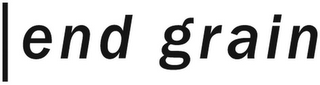 END GRAIN logo