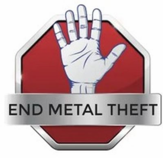 END METAL THEFT logo