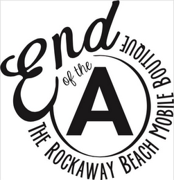 END OF THE A THE ROCKAWAY BEACH MOBILE BOUTIQUE logo