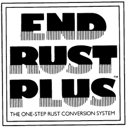 END RUST PLUS THE ONE-STEP RUST CONVERSION SYSTEM logo