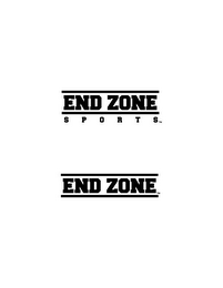 END ZONE SPORTS. END ZONE. logo