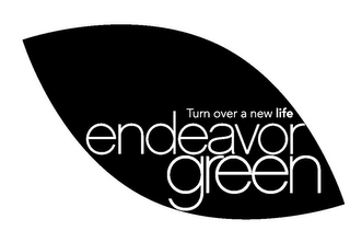 ENDEAVOR GREEN TURN OVER A NEW LIFE logo