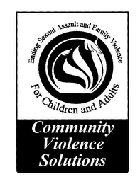 ENDING SEXUAL ASSAULT AND FAMILY VIOLENCE FOR CHILDREN AND ADULTS COMMUNITY VIOLENCE SOLUTIONS logo