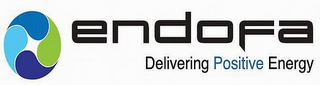 ENDOFA DELIVERING POSITIVE ENERGY logo