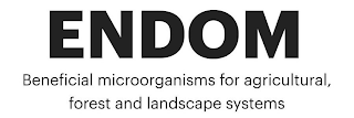 ENDOM BENEFICIAL MICROORGANISMS FOR AGRICULTURAL, FOREST AND LANDSCAPE SYSTEMS logo