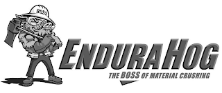 ENDURAHOG THE BOSS OF MATERIAL CRUSHING logo