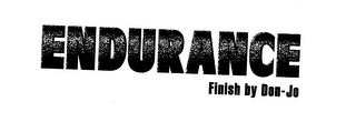 ENDURANCE FINISH BY DON-JO logo