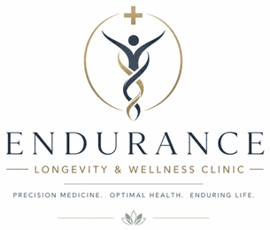 ENDURANCE LONGEVITY & WELLNESS CLINIC PRECISION MEDICINE. OPTIMAL HEALTH. ENDURING LIFE. logo