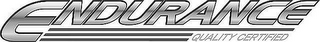 ENDURANCE QUALITY CERTIFIED logo