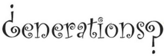 ¿ENERATIONS? logo