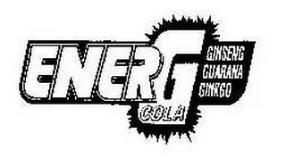 ENERG GINSENG GUARANA GINKGO COLA logo
