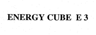ENERGY CUBE E3