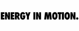 ENERGY IN MOTION. logo