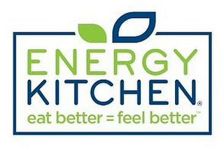 ENERGY KITCHEN EAT BETTER=FEEL BETTER logo