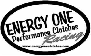 ENERGY ONE PERFORMANCE CLUTCHES RACING WWW.ENERGYONECLUTCHES.COM logo