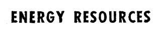 ENERGY RESOURCES logo